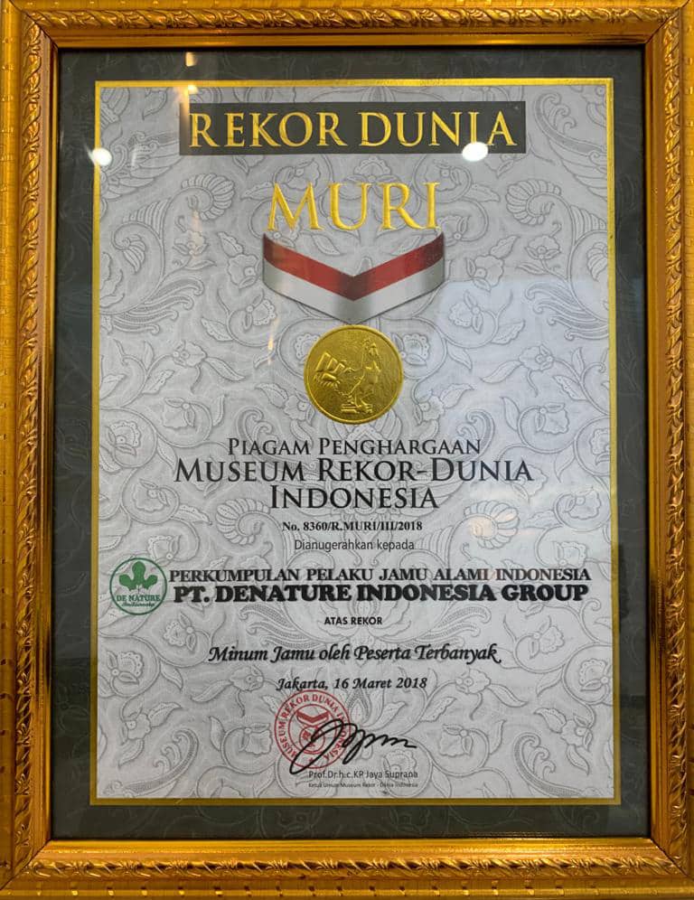 Legalitas 6 Rekor Dunia MURI De Nature Legalitas