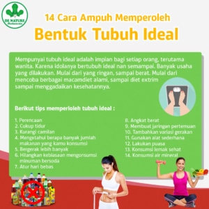 PAKET OBAT PELANGSING 1 Tips Tubuh Ideal
