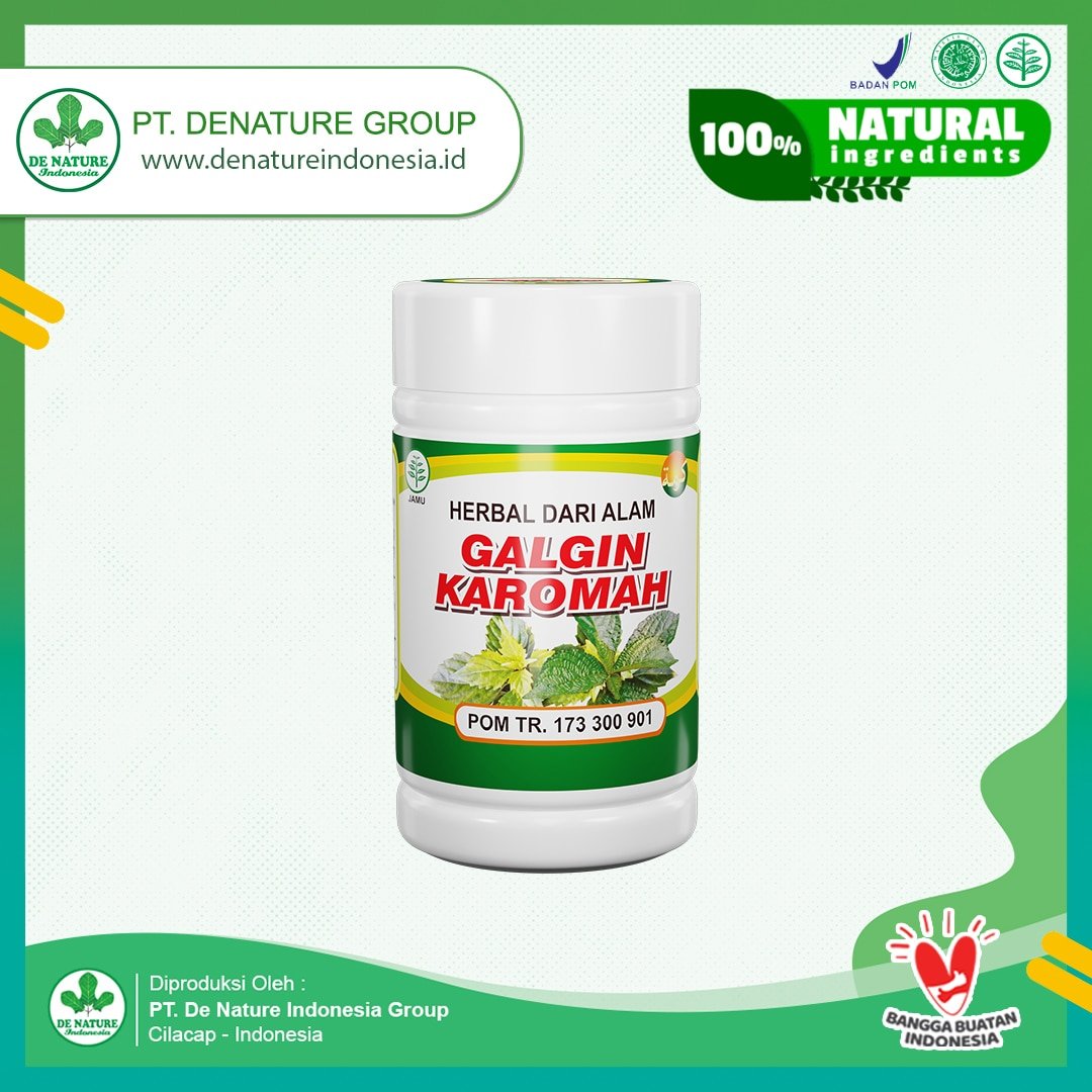 KAPSUL GALGIN KAROMAH | PT. DENATURE INDONESIA GROUP