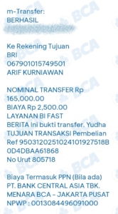 BCA 1 Transaksi Pembayaran