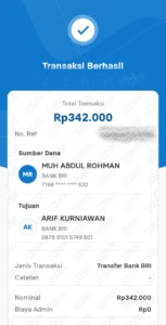 BRI 3 Transaksi Pembayaran