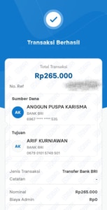 BRI 5 Transaksi Pembayaran