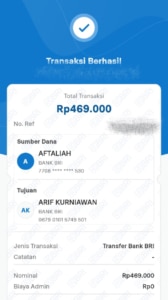 BRI 9 Transaksi Pembayaran