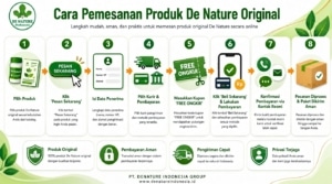 cara pemesanan denature