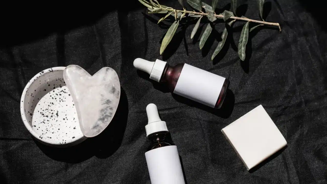 Acne Products Serum Bottle