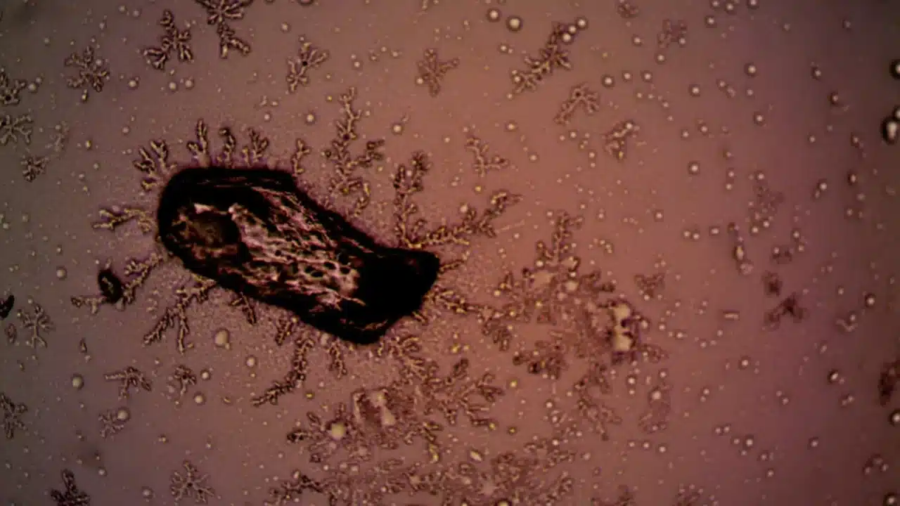 Bacteria Infection Microscope