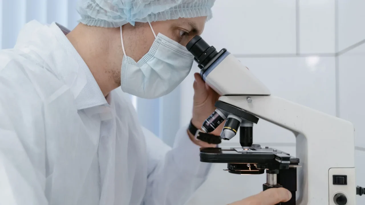 Bacteria Microscope Medical Lab