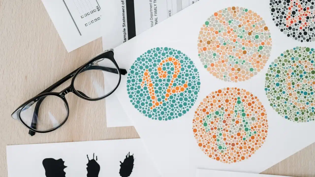 Blurred Vision Eye Chart Visual Test