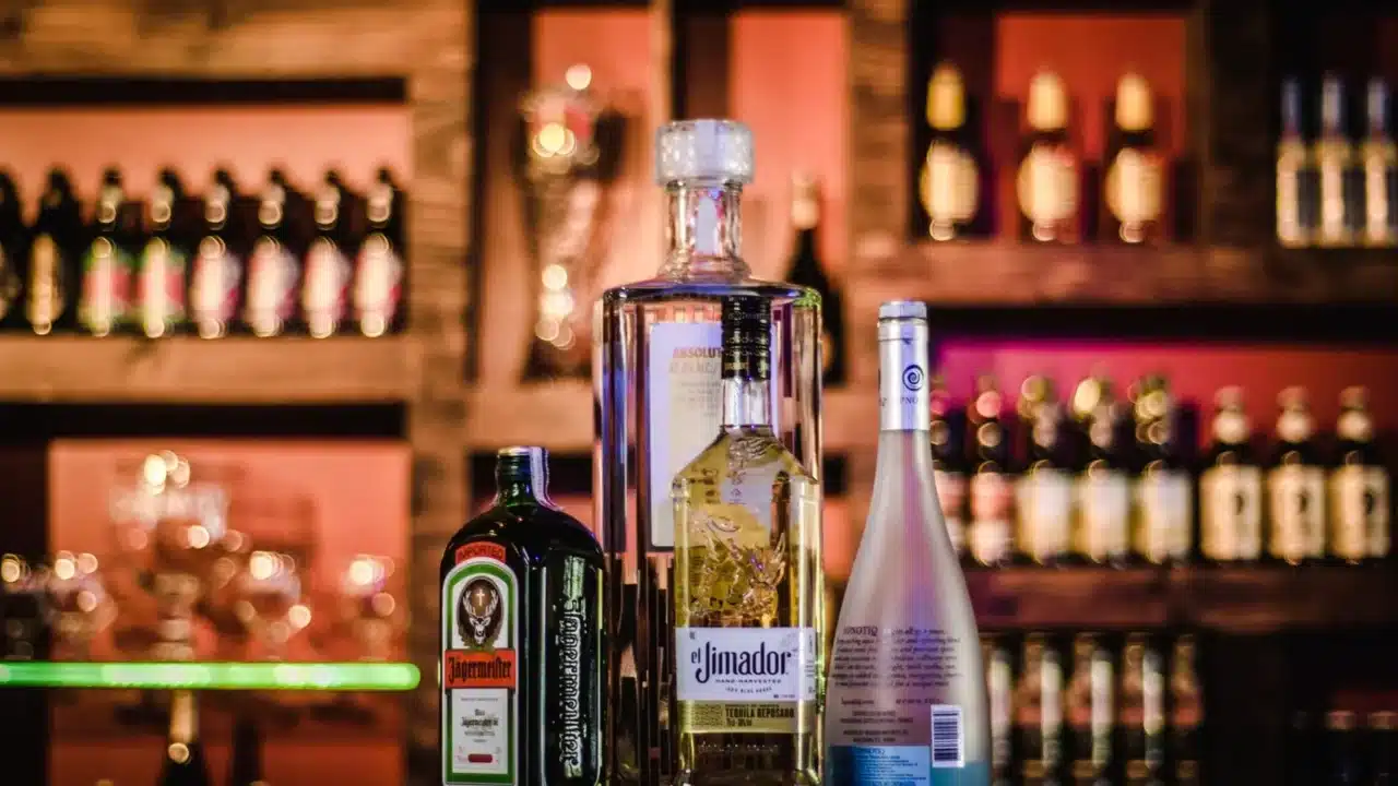 Brain Addiction Alcohol Bottle