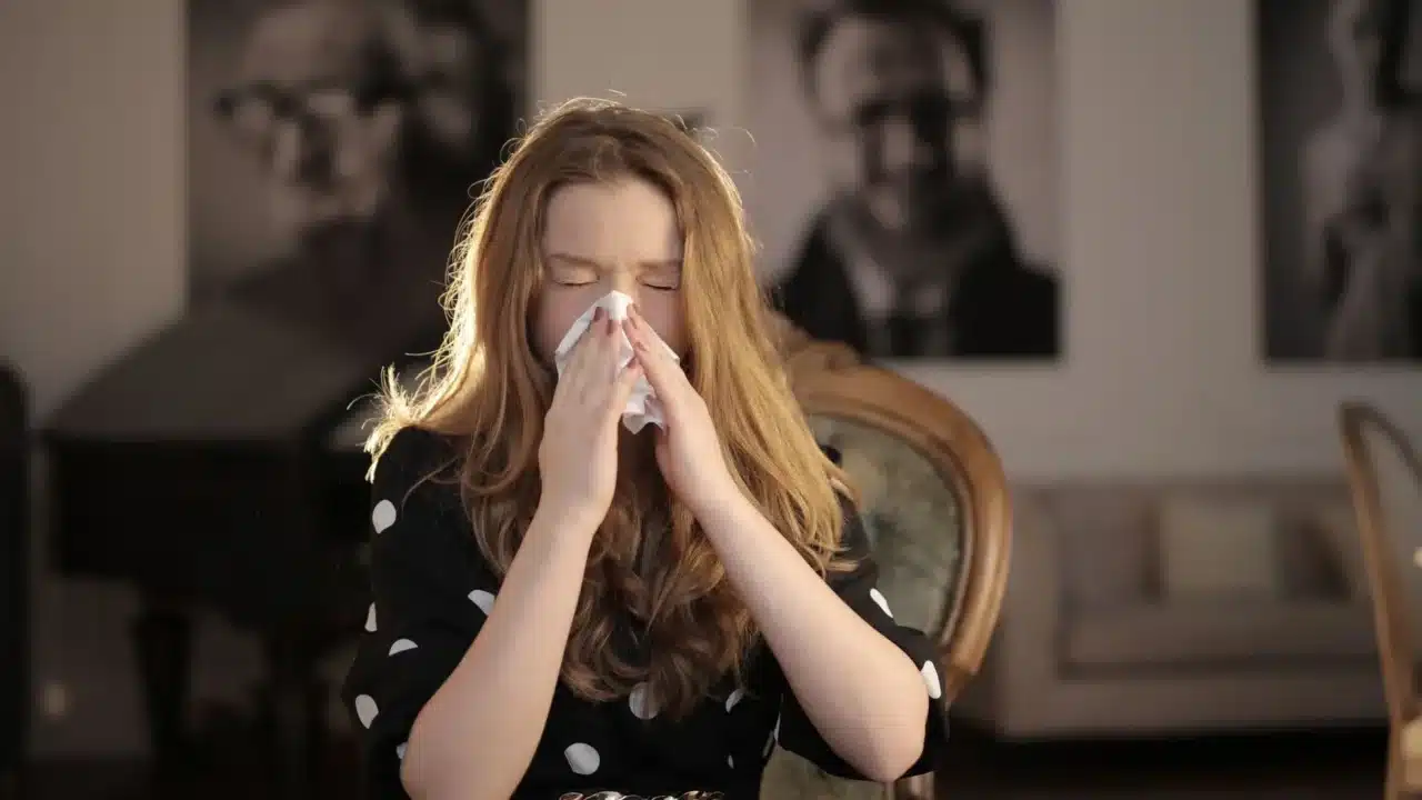 Food Impact Coughing Person