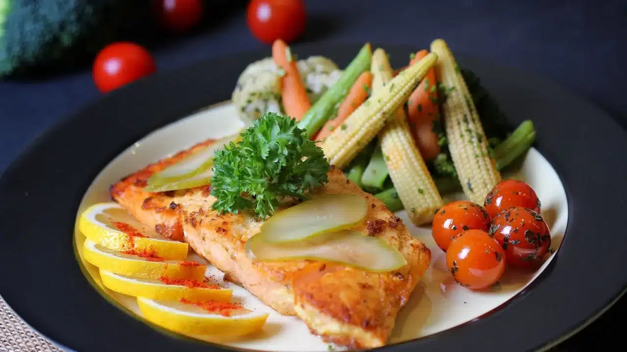 Healthy Food Plate Vegetables