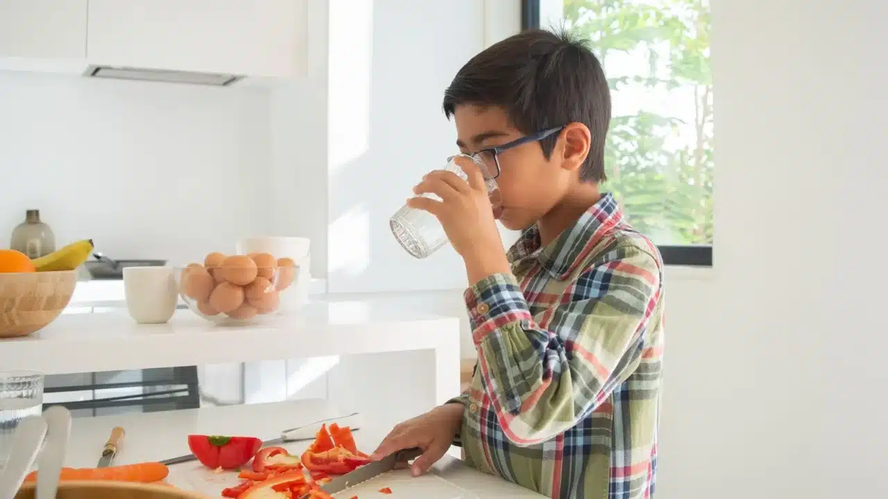Healthy Food Water Glass