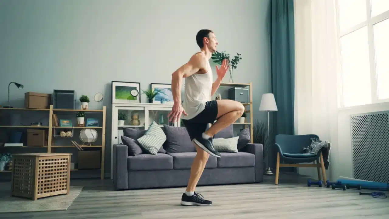 Healthy Lifestyle Man Exercising