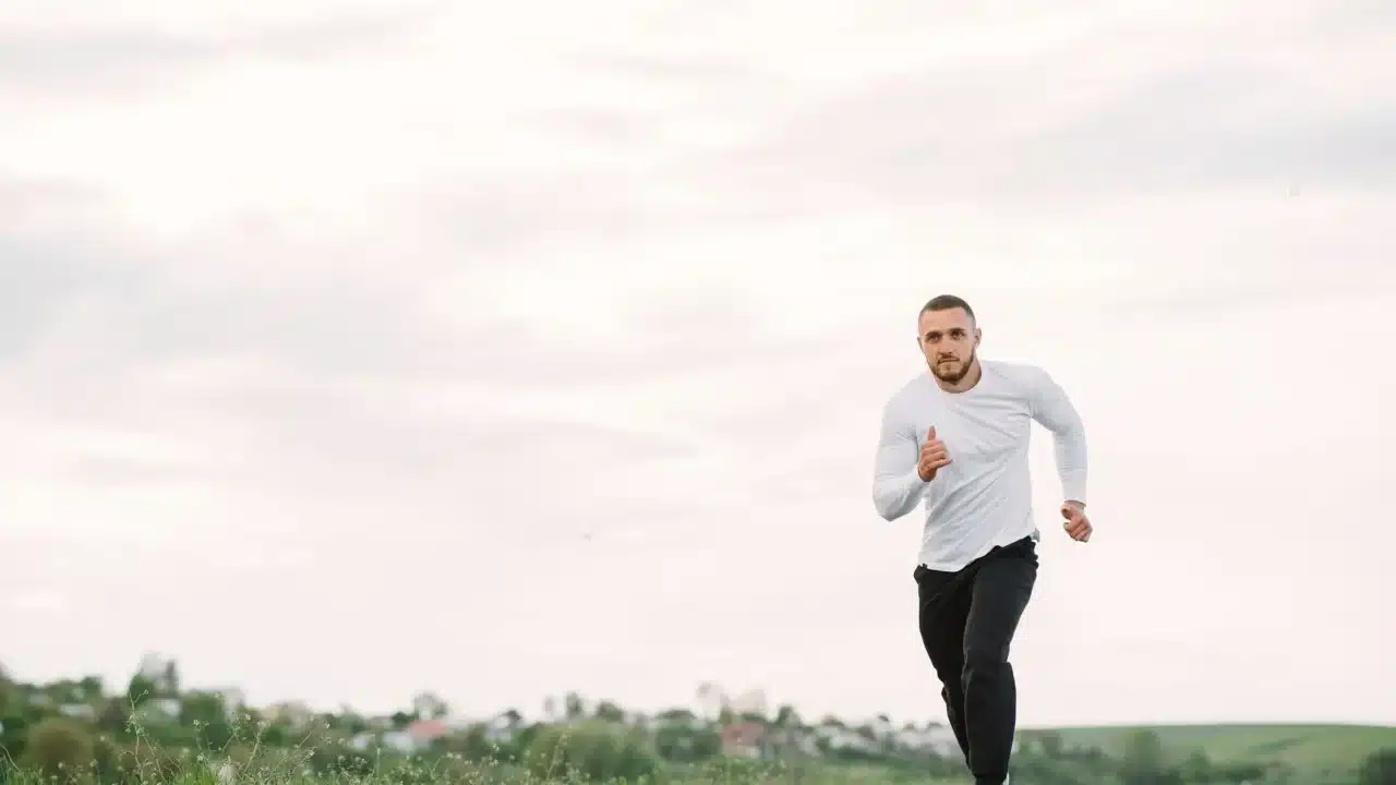 Healthy Lifestyle Running Person