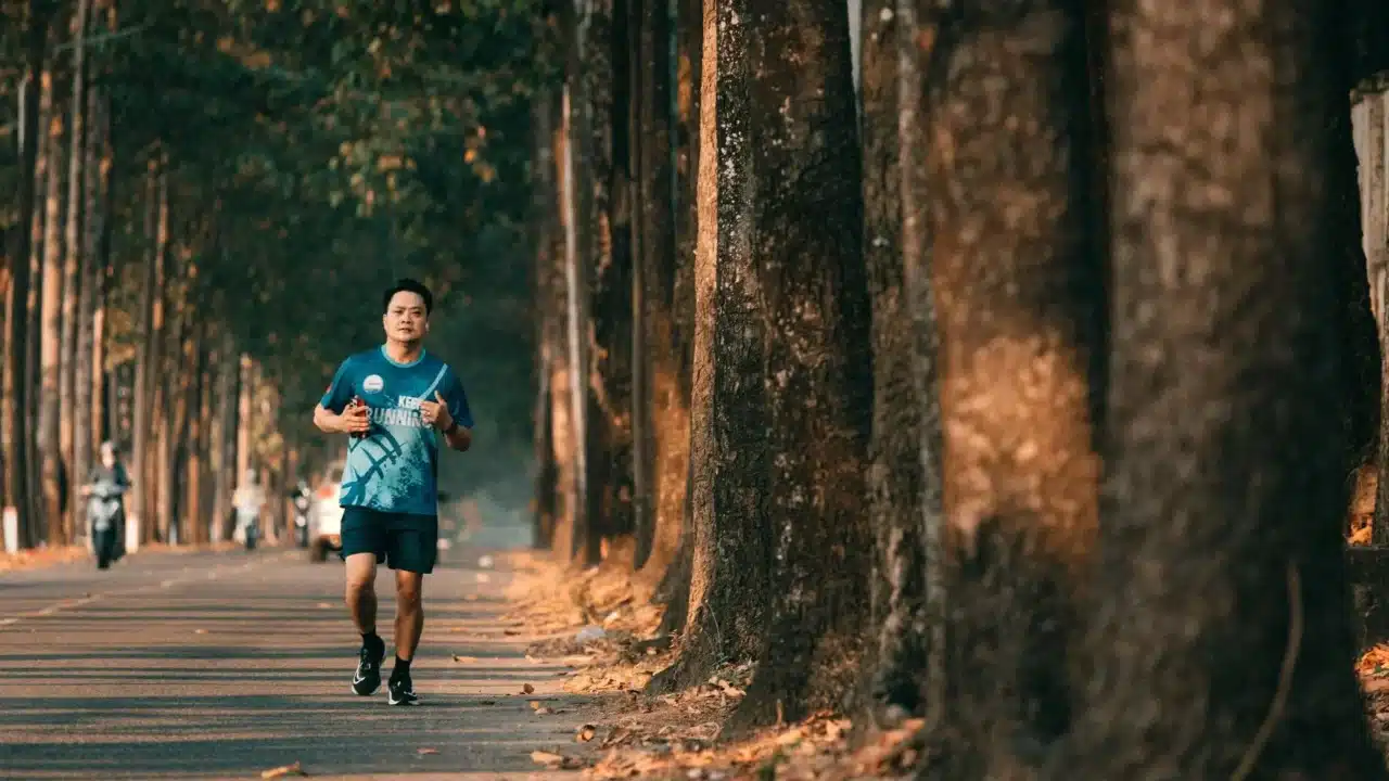 Healthy Lifestyle Yoga Jogging