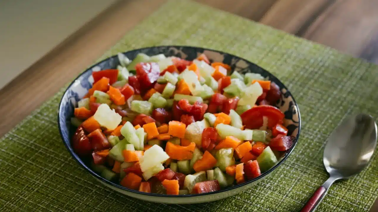 Healthy Plate Vegetables Nutrients Energy Boost