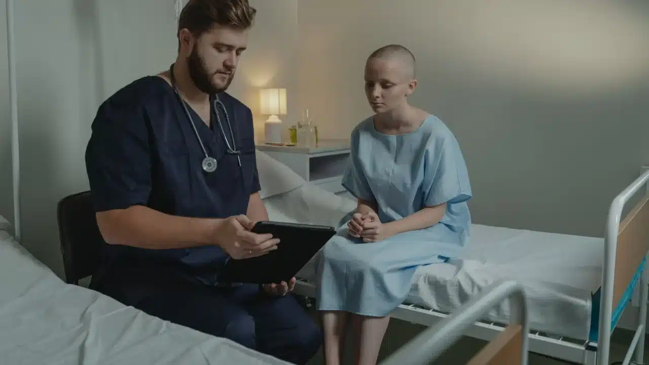 Hospital Room Doctor Consultation