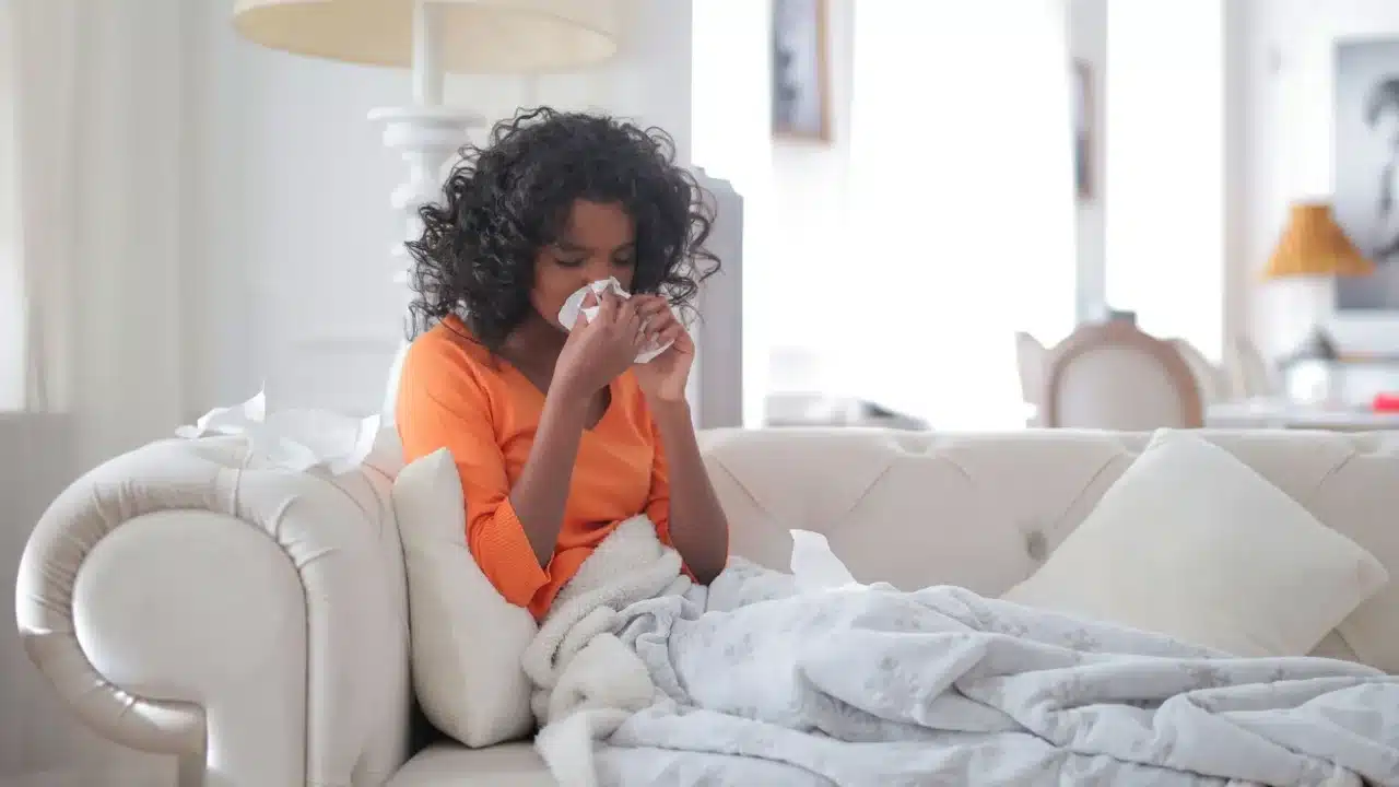 Lung Cancer Symptoms Sick Person