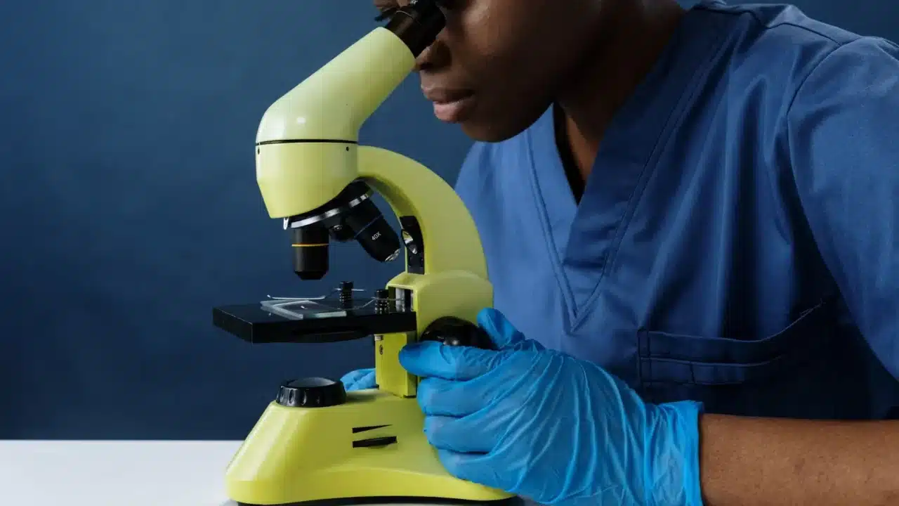 Pap Smear Microscope Medical Checkup