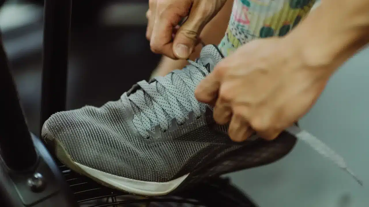 Person Exercising Running Shoes