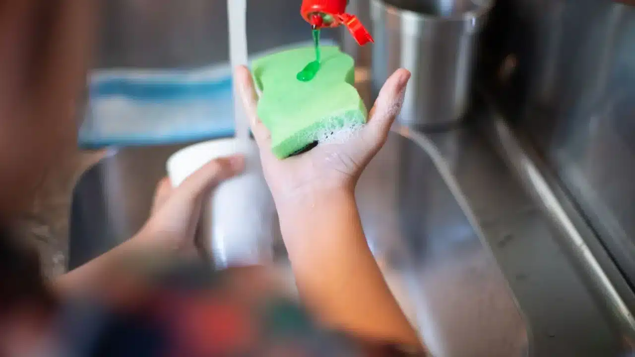 Hand Washing Open Window Clean Home
