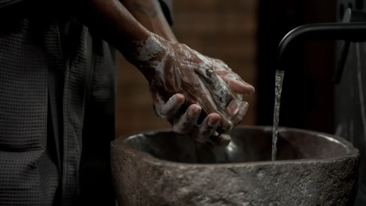 Hand Washing Soap Clean Water