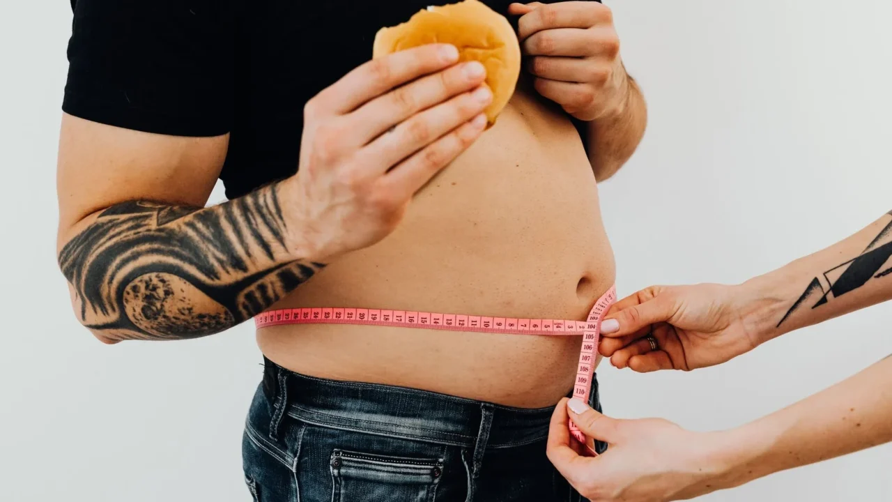 Obese Person Measuring Tape