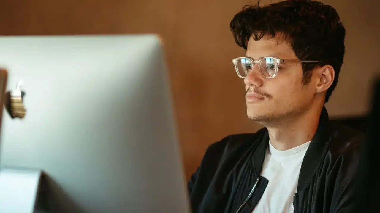 Computer Screen Person Working