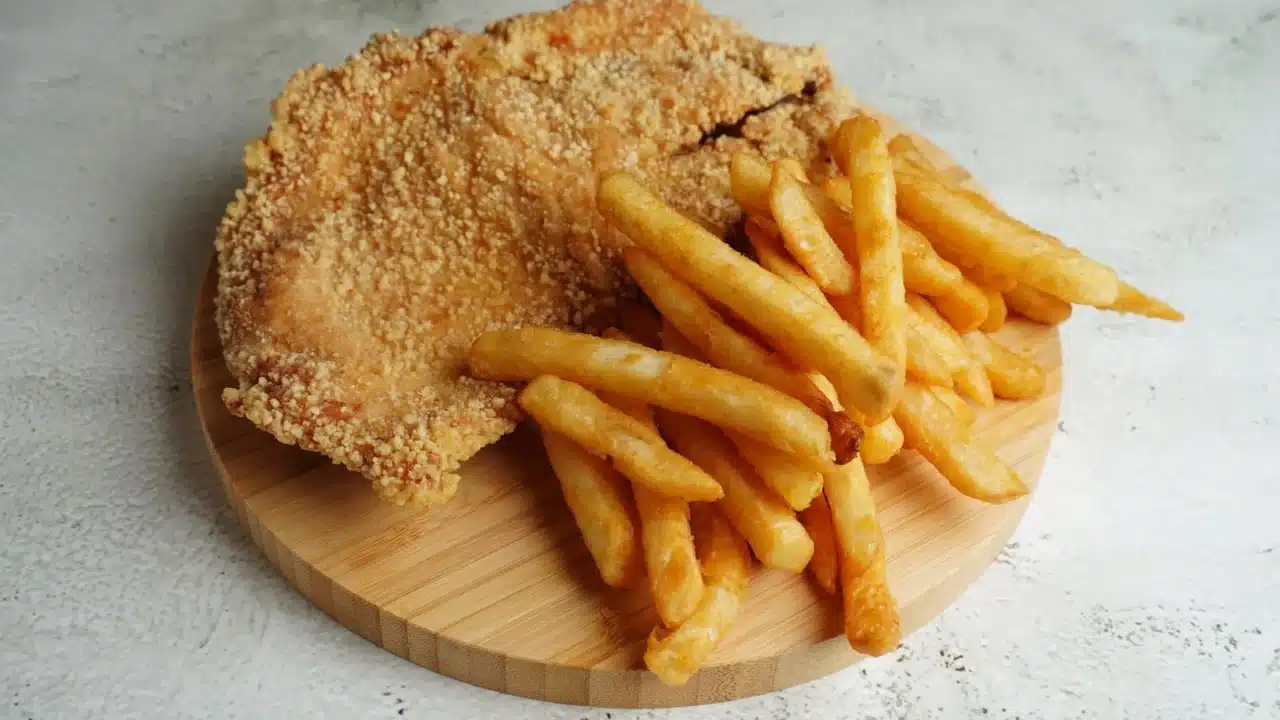 fried chicken french fries