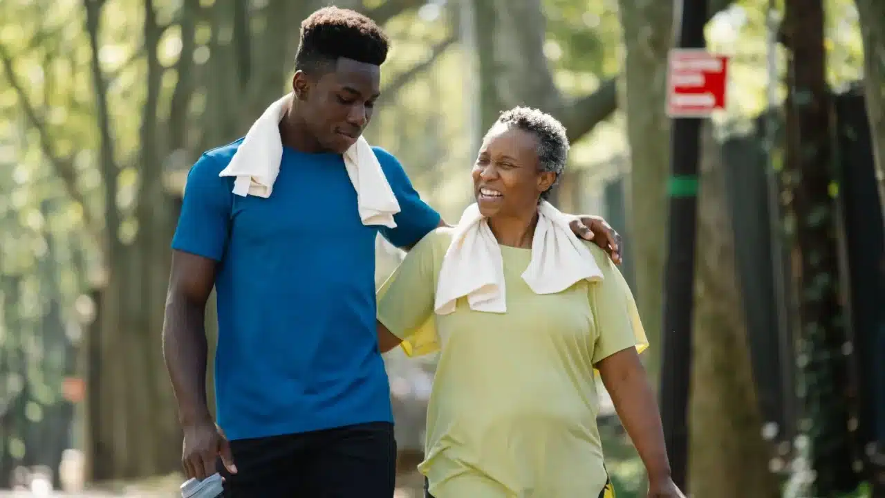 Healthy Lifestyle Walking Exercise