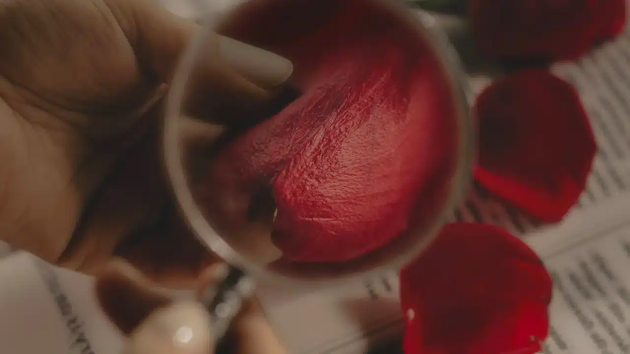 skin texture magnifying glass