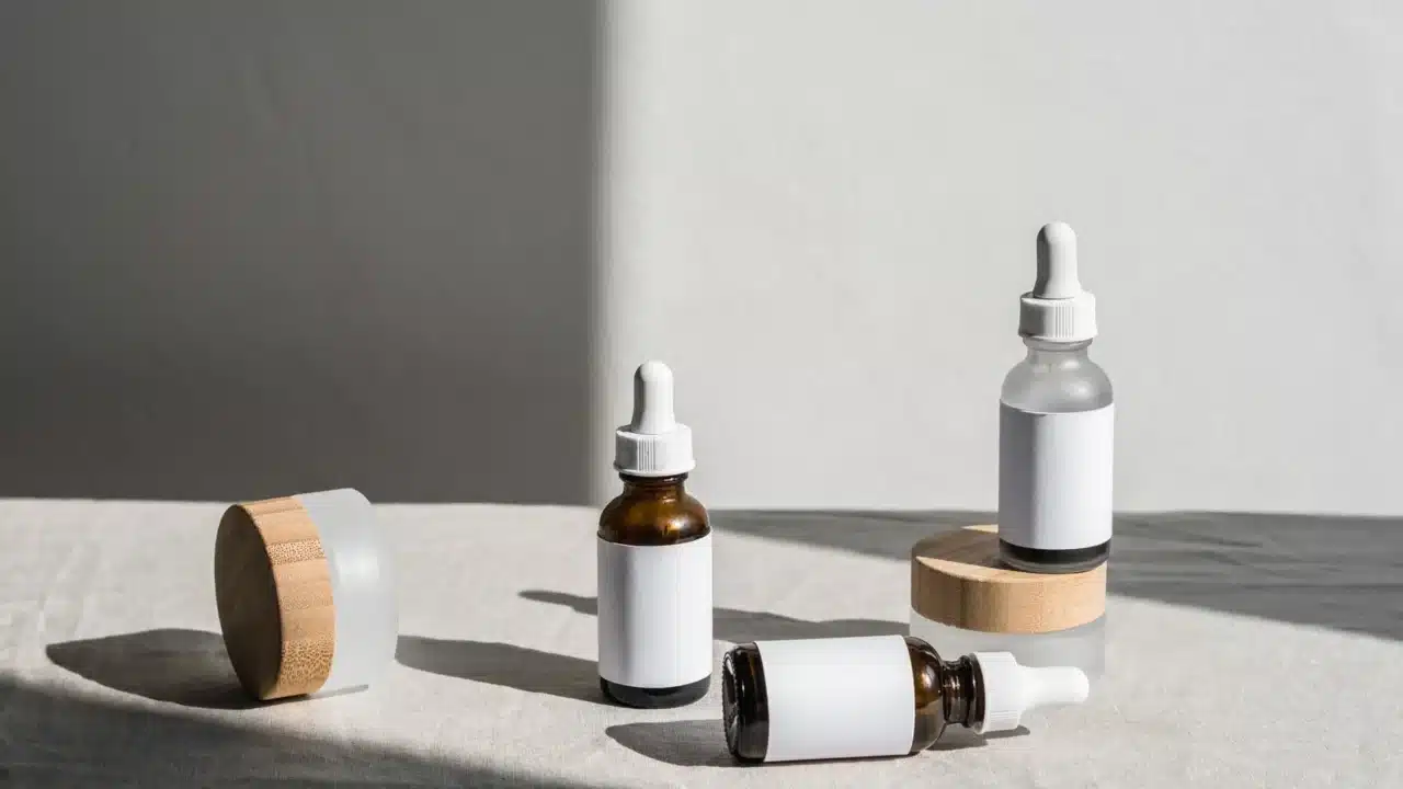 Cara Merawat Kulit Berjerawat secara Efektif dan Aman 4 skincare serum dropper bottle