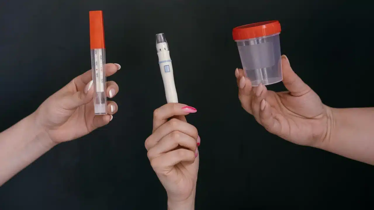 Perbedaan Batu Ginjal dan Sakit Pinggang Lengkap 4 water glass urine sample