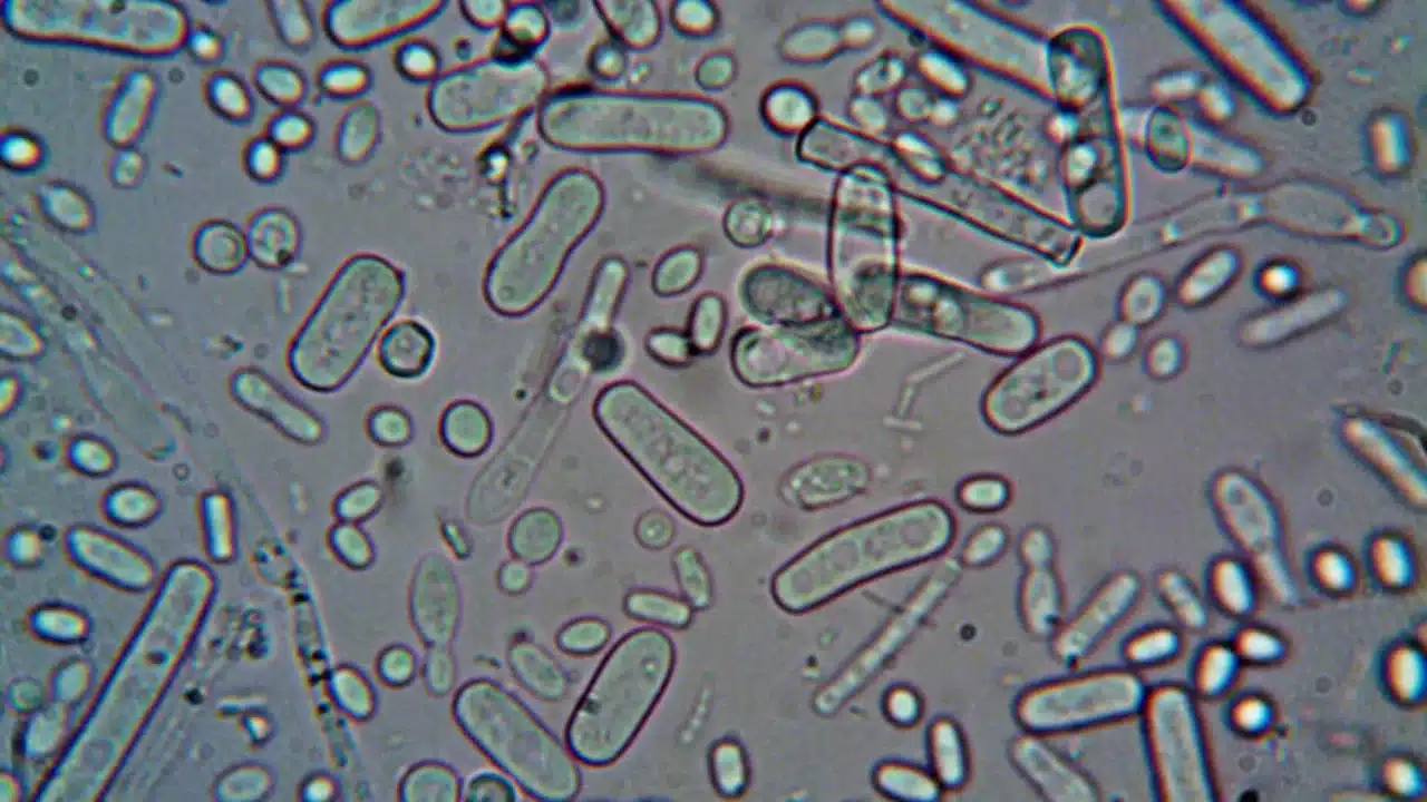 bacteria microscope
