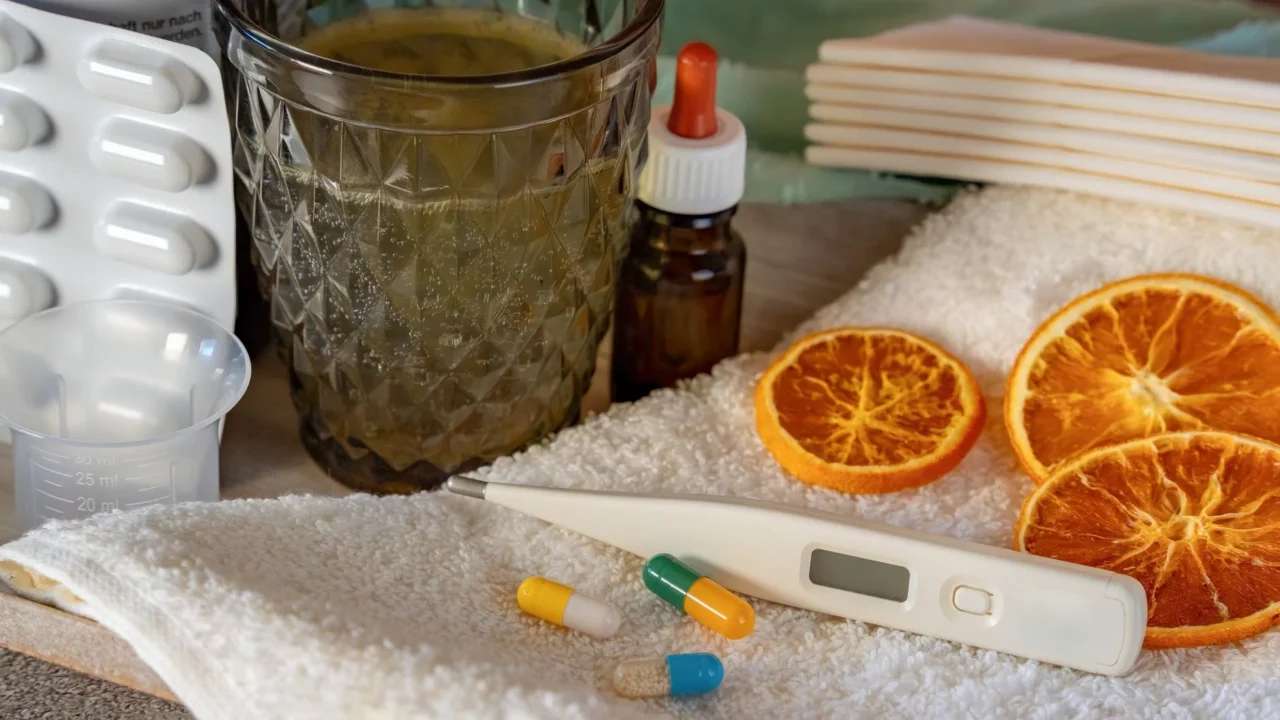 Gejala Bronkitis: Ciri, Penyebab, dan Cara Mengatasinya 2 coughing person fever thermometer