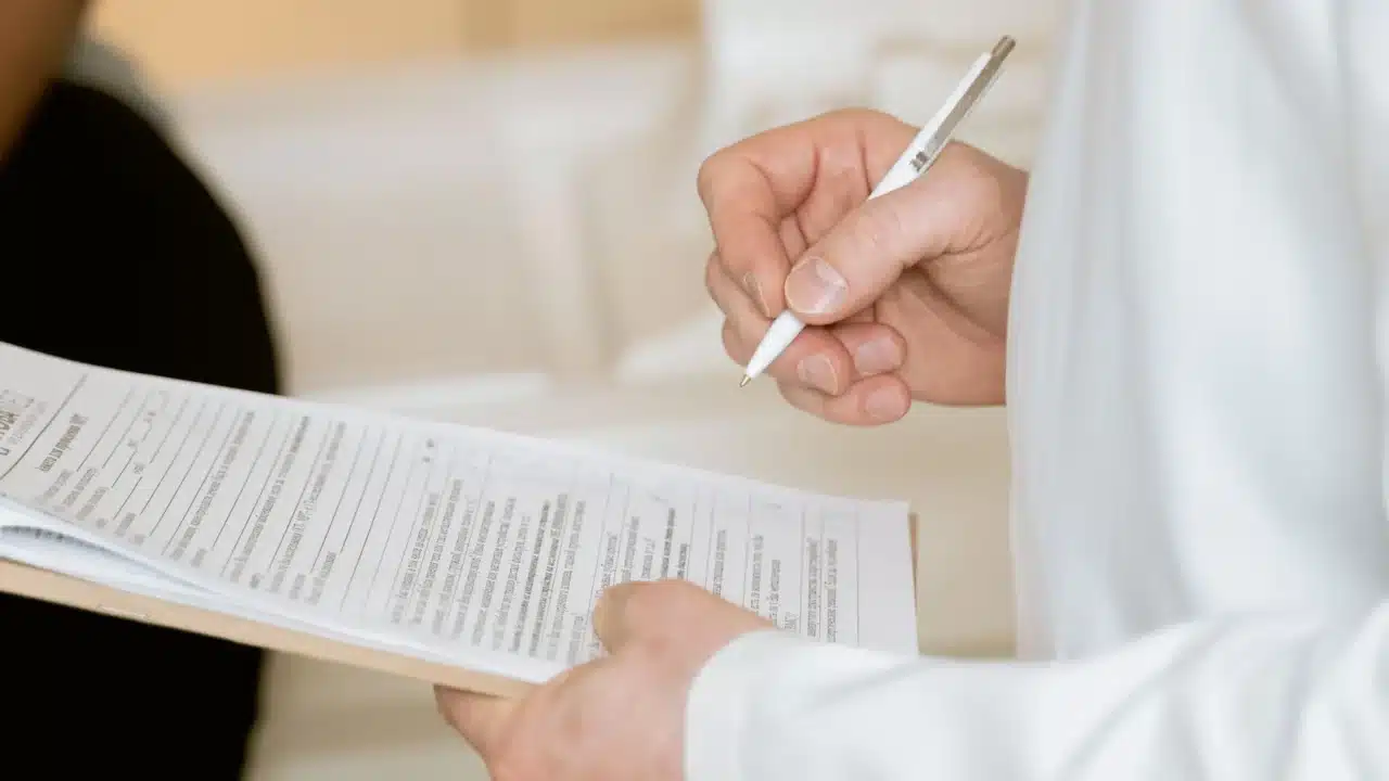 medical report stethoscope consultation
