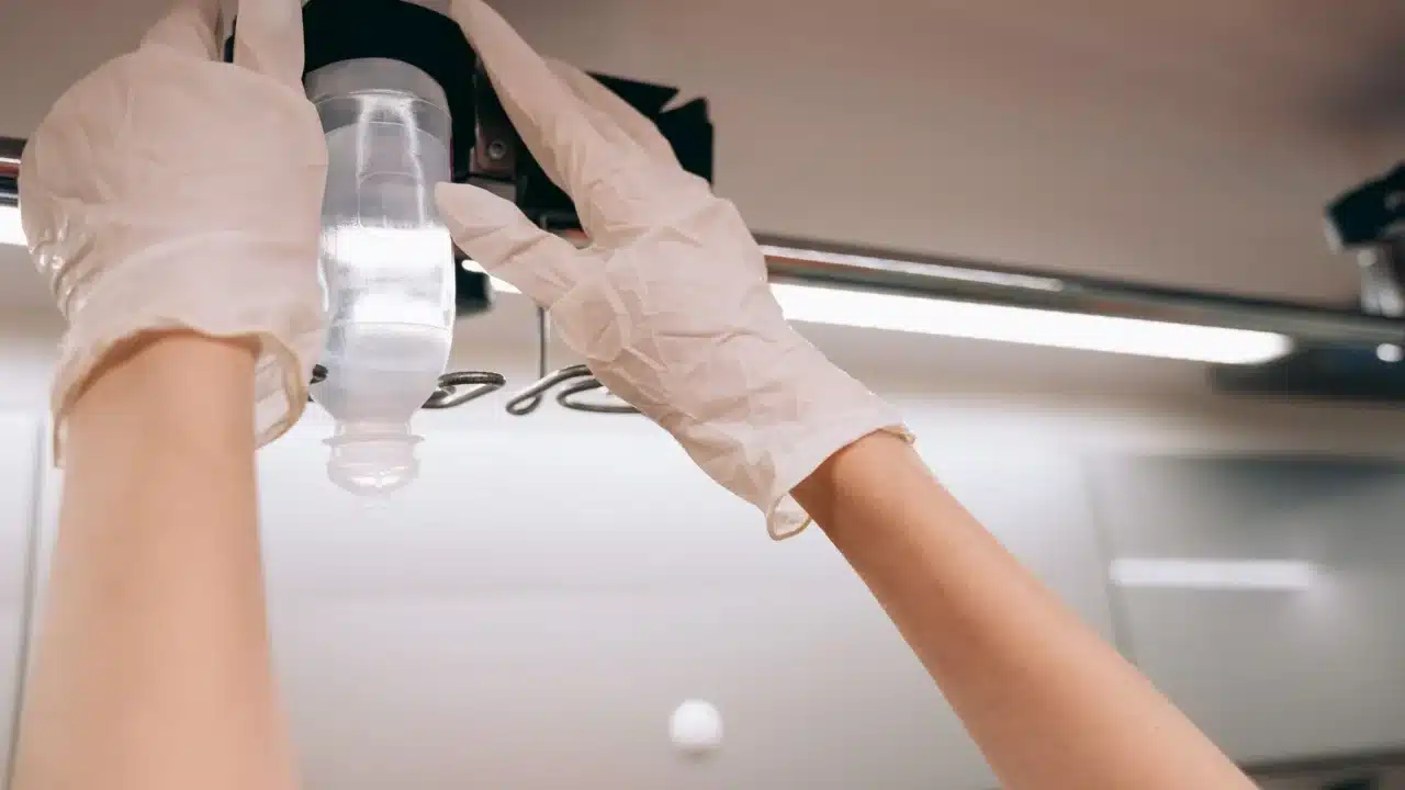 Panduan Lengkap Kemoterapi Kanker Payudara 2 medicine bottles iv drip