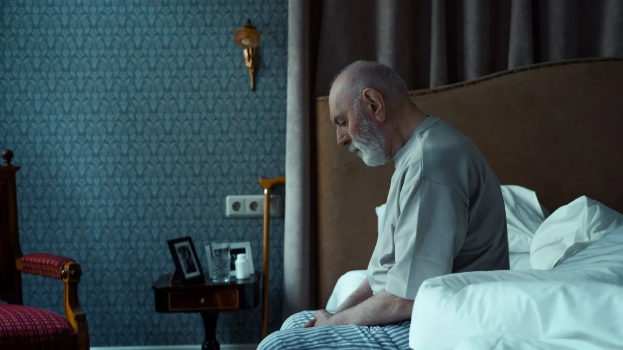 sad man bedroom